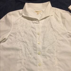 Coldwater Creek white shirt
